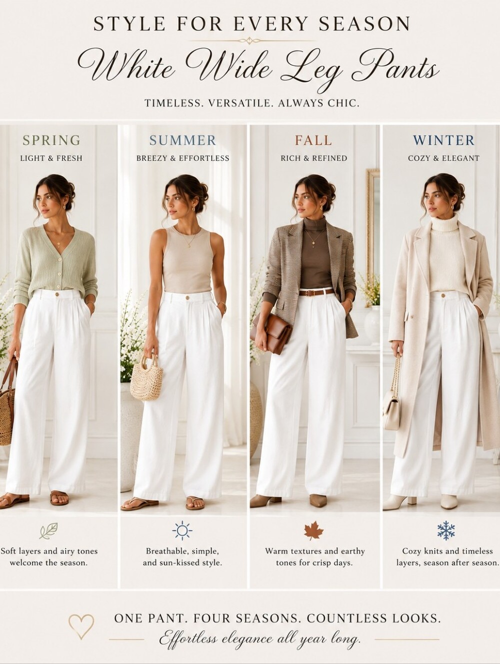 Dictionary White Linen Blend Wide Leg Pants | Size: XL 16 | High Rise Trouser - Picture 5 of 11
